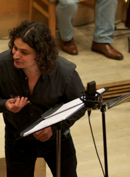 Recording the CD  "Poems in Prose" by Miguel Pons
