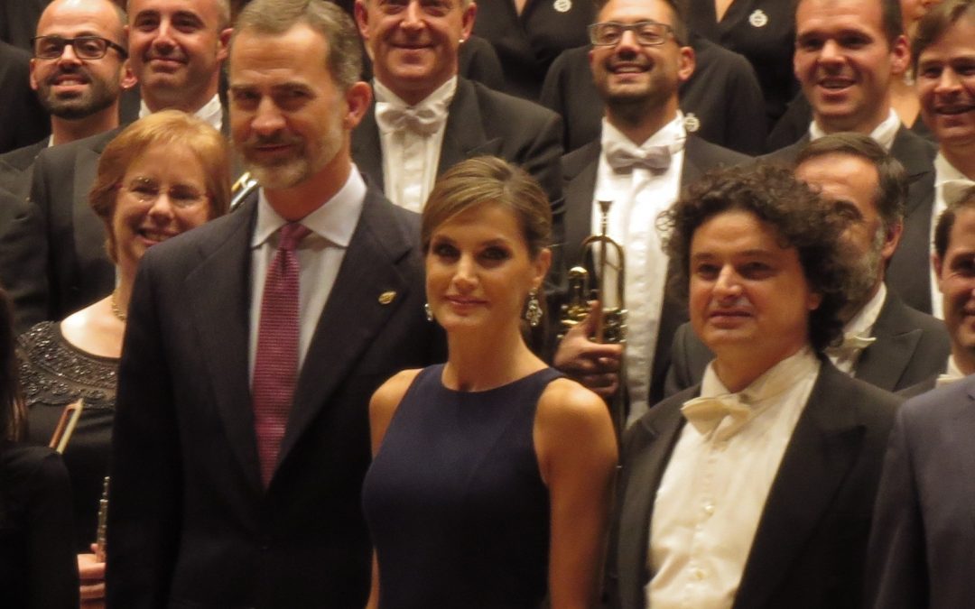 Alfredo García in the concert of the Princess of Asturias Awards 2017